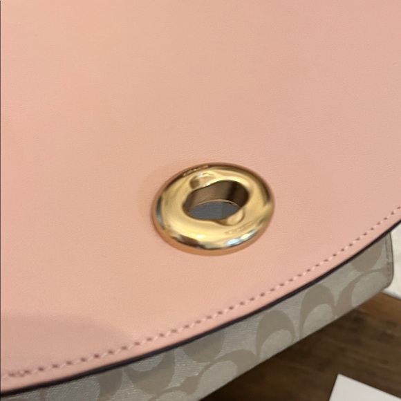 Coach Blush Pink and Beige Shoulder Bag main image 0